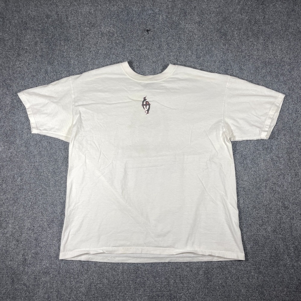 Vintage Y2K Hawaiian Attitude "It's All Mental" Graphic T-Shirt White Size XL